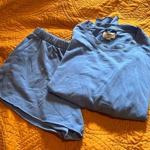 Aerie short sweatshirt set